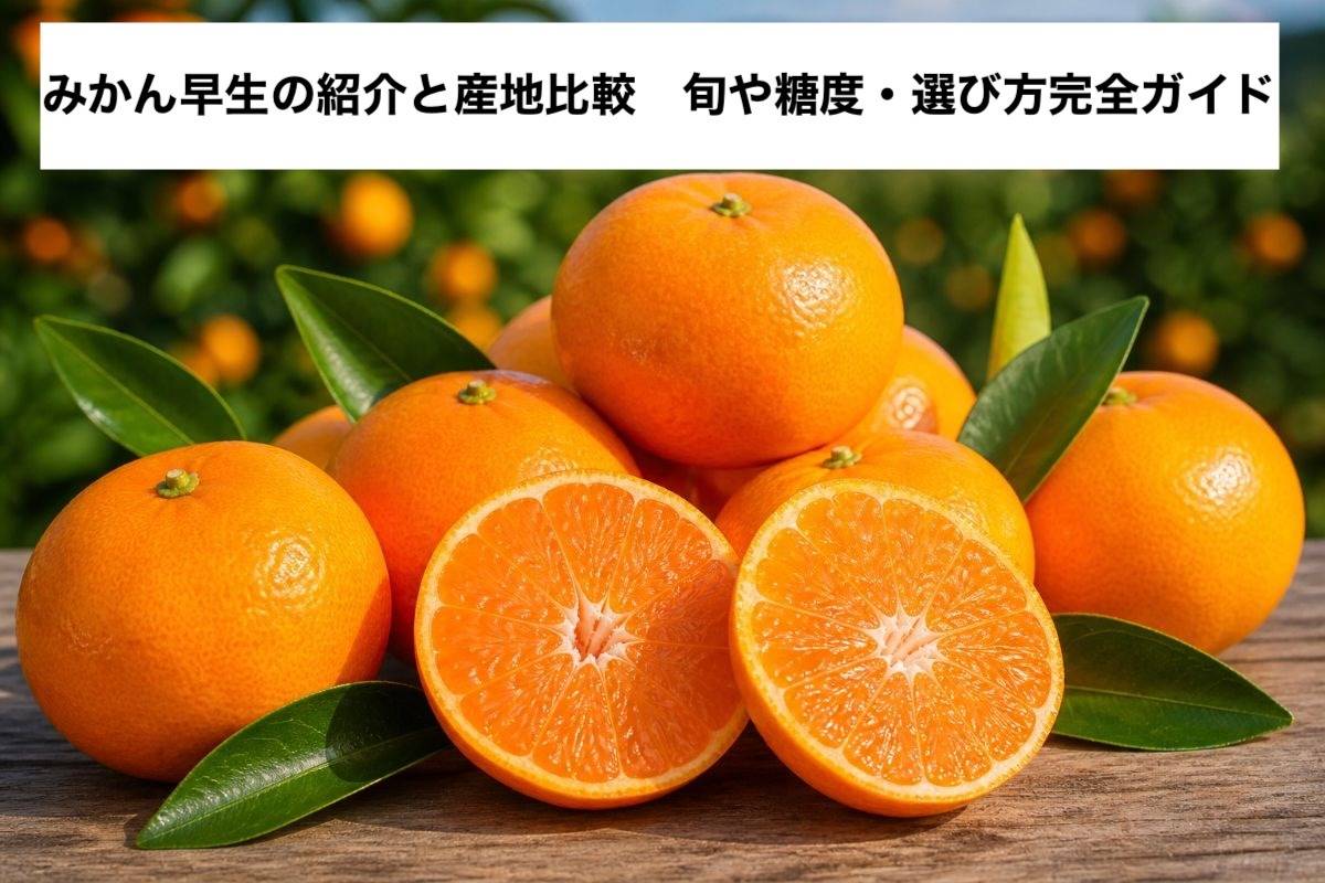 みかん早生の紹介と産地比較|旬や糖度・選び方完全ガイド