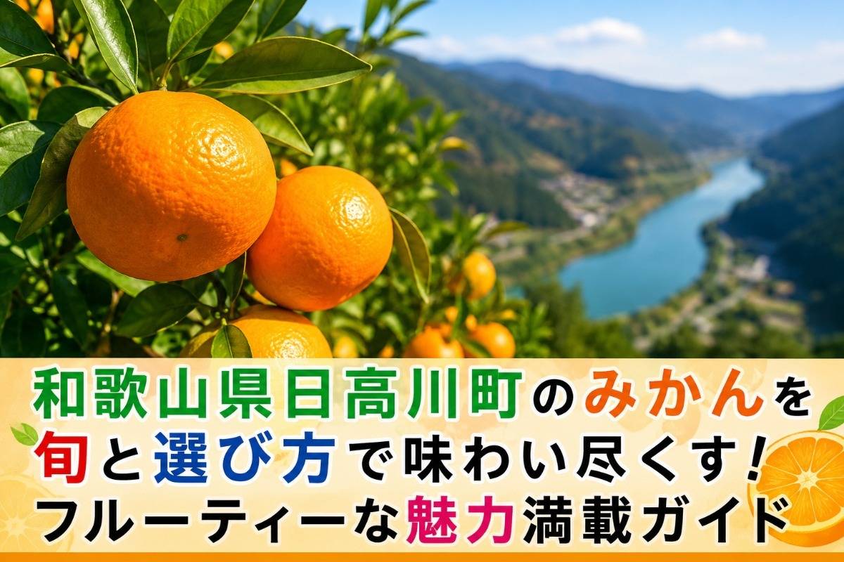 和歌山県日高川町のみかんを旬と選び方で味わい尽くす!フルーティーな魅力満載ガイド