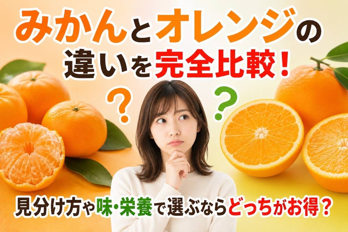 みかんとオレンジの違いを完全比較!見分け方や味・栄養で選ぶならどっちがお得?