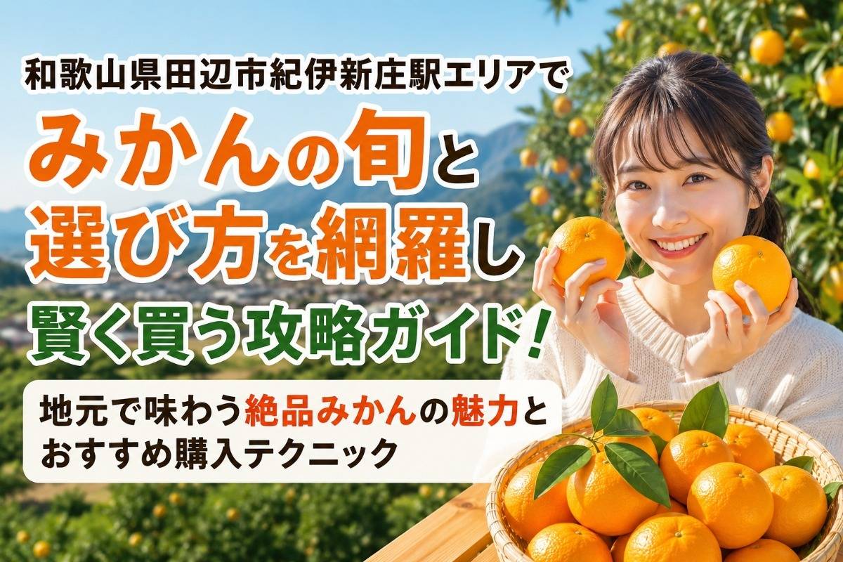 和歌山県田辺市紀伊新庄駅エリアでみかんの旬と選び方を網羅し賢く買う攻略ガイド!地元で味わう絶品みかんの魅力とおすすめ購入テクニック